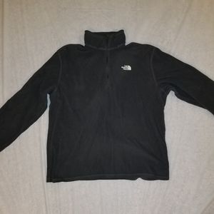 The North Face Fleece quarter zip up Like New gray
